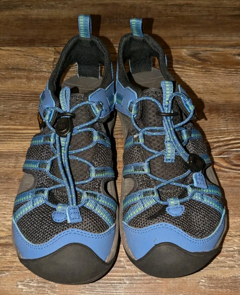 Teva Manatee Black and Blue Hiking water Sandals mens size 5 Teva Kids Manatee Mesh Enclosed Toe Hiking Water Sandals  main image 3