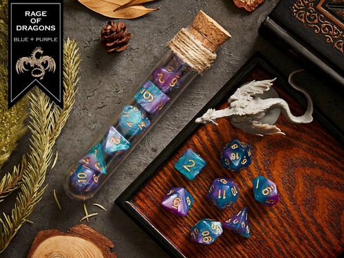 Juego de dados DnD - ¡Muchas variaciones TÚ ELIGES! | Para DnD D&D MTG RPG TRPG - Imagen 28 de 49