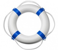 Rettungsring Weiß Blau 65 Cm ARBO-INOX