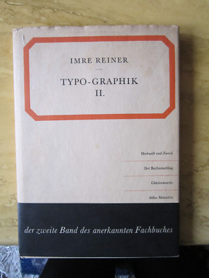 TYPO - GRAPHIK II. Imre Reiner
