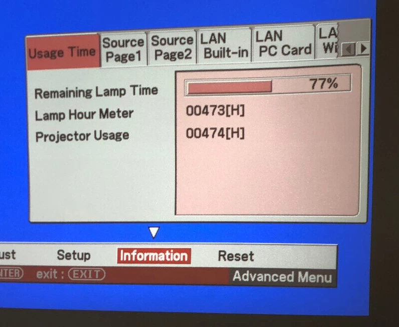 NEC LT265 DLP Projector Home Theater 1080iP W/ Case 473 Lamp Hours - Image 2 of 4