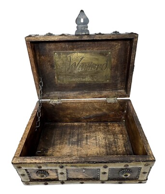 高級24K GP ハリカ HARIKA 香炉 Gurkha Rare Estate Selection Warlord Treasure Chest Cigar Box