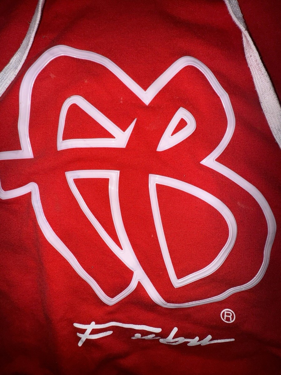 Vintage FUBU Hoodie Sweatshirt Mens Small Red FB Logo 90s Vintage FUBU Hoodie Sweatshirt Mens Small Red FB Logo 90s