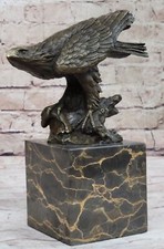 Art Deco Viena Halcón de Bronce Águila Americana Escultura de Bronce Estatua Obra de Arte Arte Arte