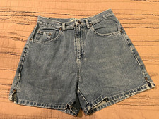 Women's Vtg BILL BLASS High Rise Denim Mom Shorts Size 12 30 x 4.5" inseam