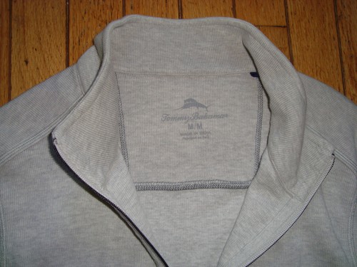 TOMMY BAHAMA MEN'S 100% COTTON ZIP UP SWEATER VEST SIZE MEDIUM HARDLY WORN! - Picture 7 of 11