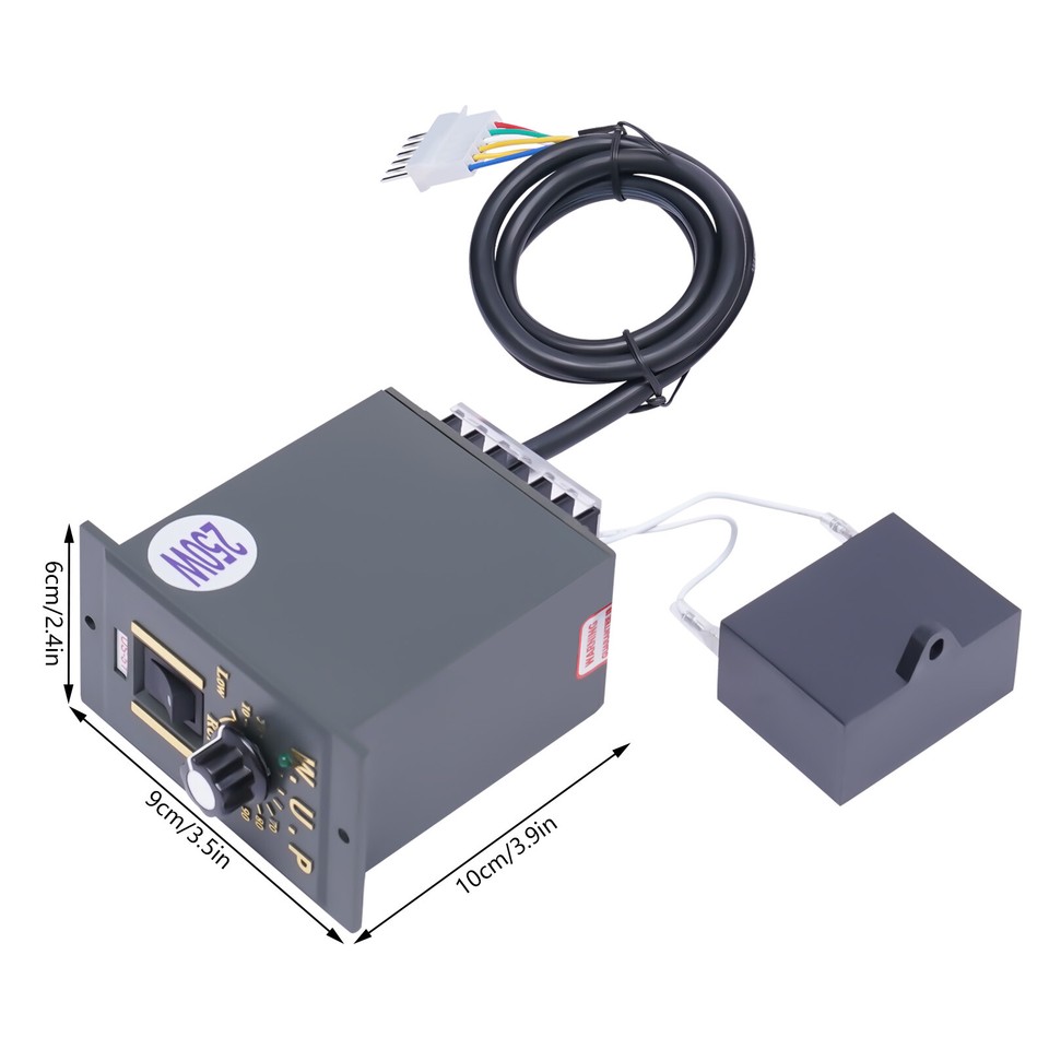 AC Gearmotor Adjustable Electric Motor Variable Speed Controller 0