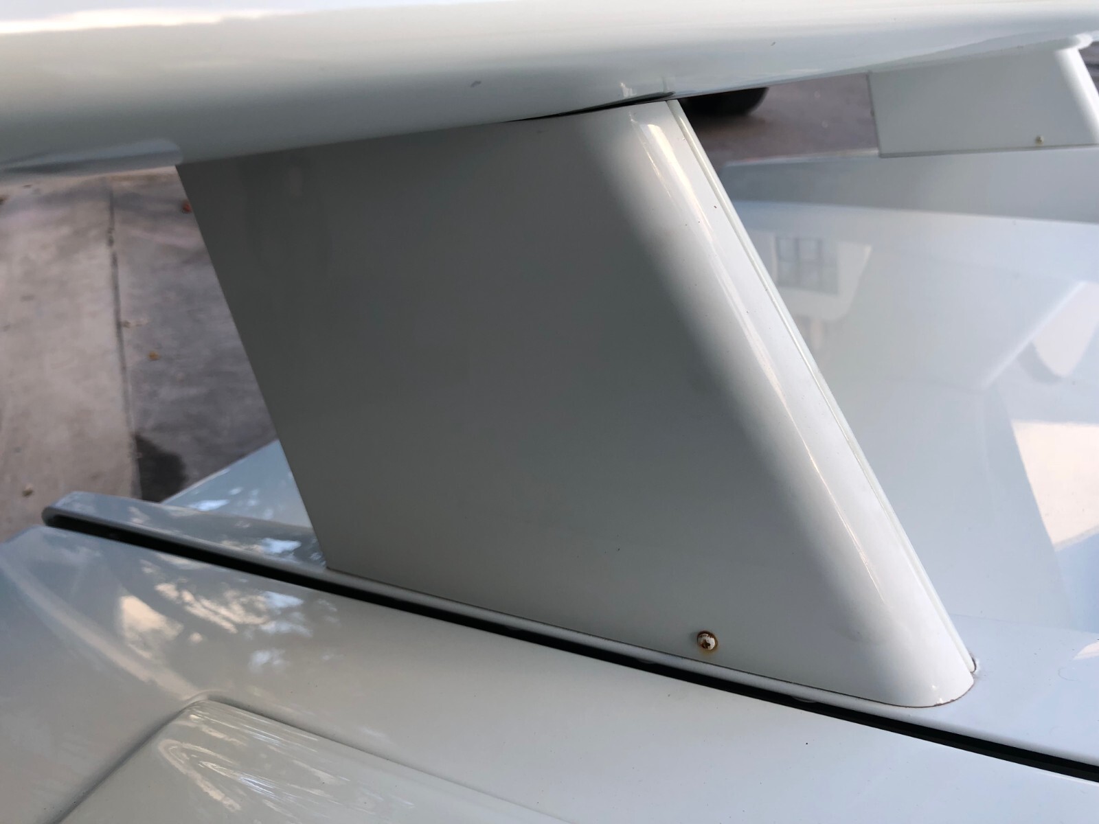 Lamborghini Countach MED rear Wing Complete 9pc FRP Composite No Rust Made USA