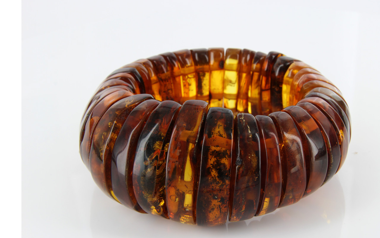 German Amber Handmade Unique Healing Antique Genuine Bracelet W144- RRP £1600!!! image 2