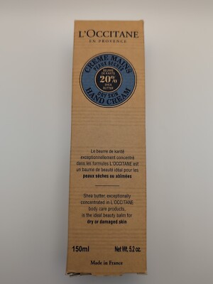 L'Occitane En Provence Dry Skin Hand Cream 20% Shea Butter 5.2 oz / 150 ml *NIB*