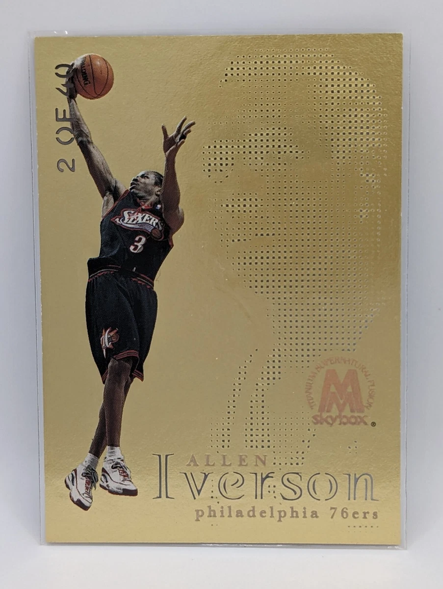 1998-99 Allen Iverson - Skybox Molten Metal Fusion Titanium *RARE 