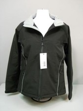 Ladies Clique Jacket / Wind Breaker- Medium - Black - Polyester And Fleece