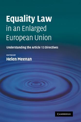 Equality Law an Enlarged European Union Understanding Article 13 … 9780521865302