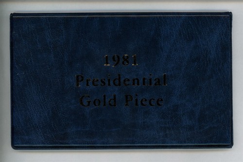 US Inauguration Day FDC Ronald Reagan Providence Mint 1/20/1981 Gold 10K RWR-I-1 - Picture 4 of 4