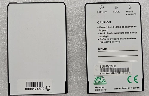 SRAM 2MB RAM Memory Storage Card USED SJA-002M5C ~ Pretec SN5002 - US Seller