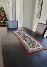 Quilted Table Runner Handmade Christmas Holiday Decor