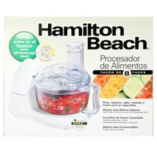 Hamilton Beach 8-Cup Food Processor with 2 Sp...