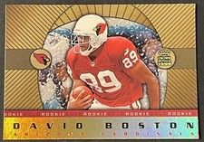 1999 Crown Royale Rookie Gold Arizona Cardinals Football Card #1 David Boston