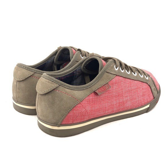 Scarpe da skateboard Keen Arcata rosa in tela da donna taglia 10 EUR 40 5 piatte