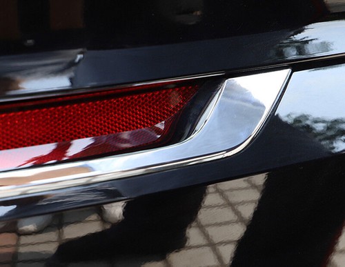 2PCS ABS Chrome Rear Tail Fog Light Lamp Molding Trim For Volvo XC90 2015-2019 - Picture 9 of 10