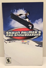Shaun Palmer's Pro Snowboarder (PlayStation 2) Instruction Booklet, Manual Only