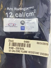 PIP 9100-22070/XL PIP 9100-22070/XL, 12 CAL FR OVERPANT, NFPA 70E/ASTM, Navy