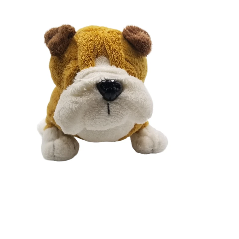 Ganz Webkinz Lil' Kinz Bulldog Plush Stuffed Animal Toy Brown White NO CODE - Image 3 of 4