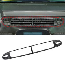 Carbon Fiber Dash Ac Air Vent Panel Frame Cover Trim Bezel For Camaro 2011-15