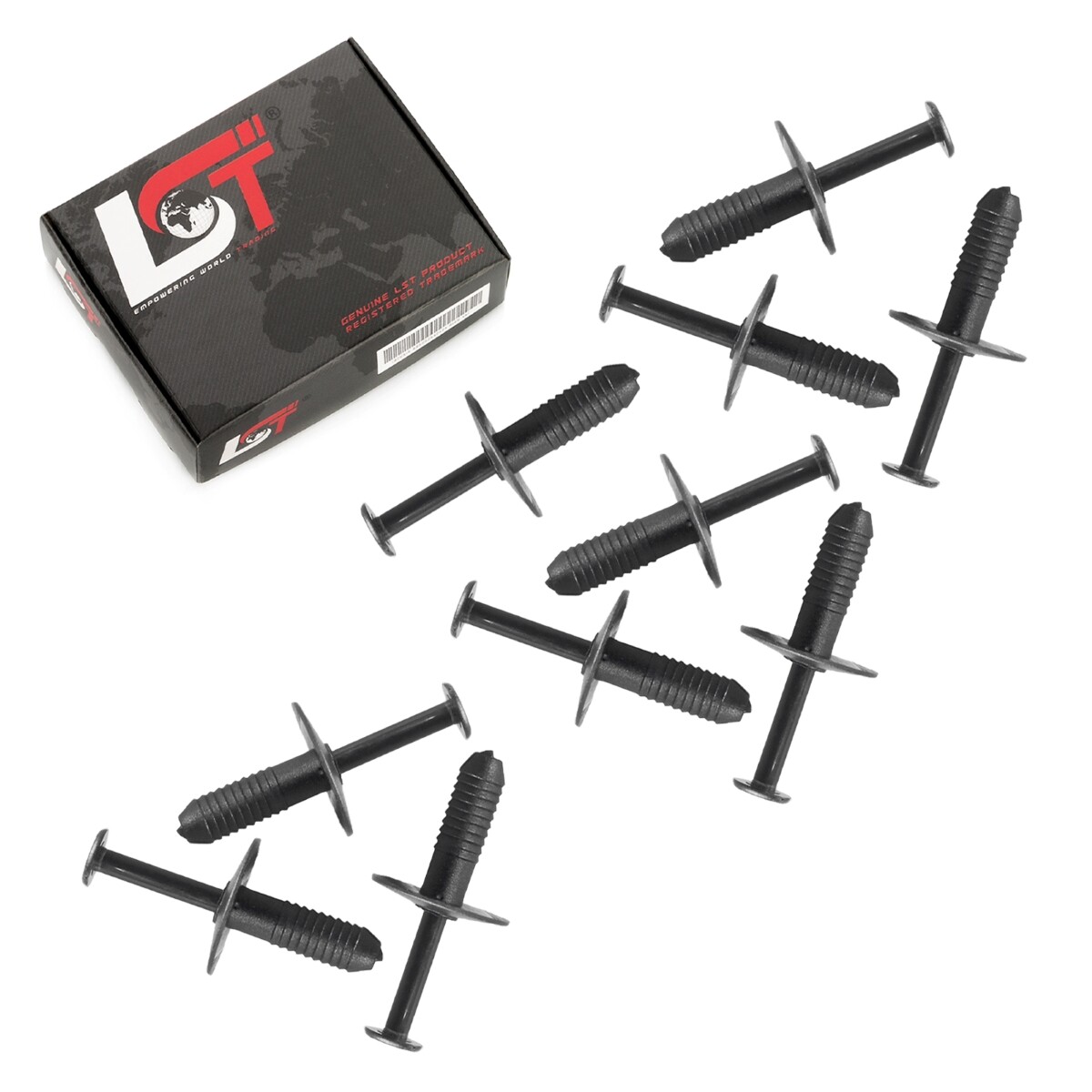 10x Expanding Rivets Fastening Clips Front Bumpers for OPEL