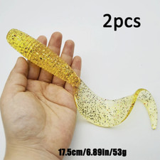 2Pcs Fishing Lures Soft Artificial Bait 17.5Cm/6.89In/53G Soft Lures Fishing Gea