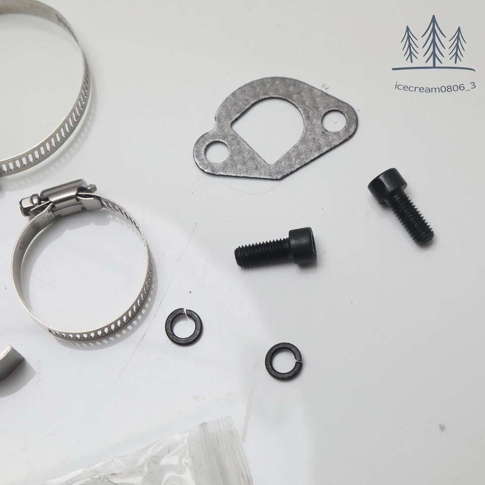 Escape para Mini Bicicleta Predator 196cc 212cc Honda GX200 GX160 Motores Perfil Bajo Foto 4 de 4