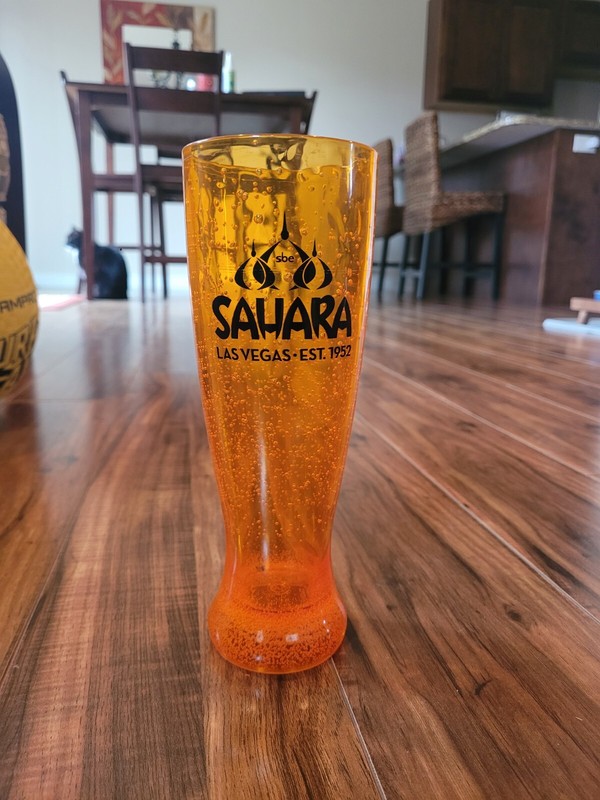 Vintage Sahara Casino Plastic Pilsner Cup