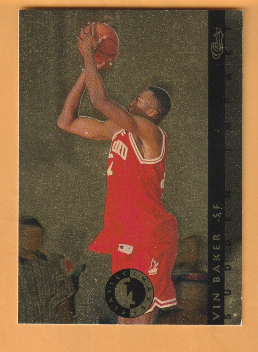 Vin Baker Hartford Hawks 1993-94 Images Four Sport Sudden Impact #SI2