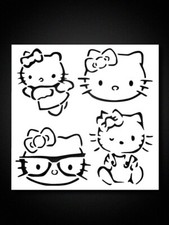 5x5 Inch Hello Kitty Stencil   Kawaii, Reusab...
