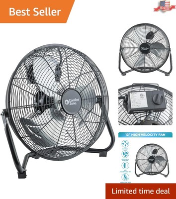 Quiet and Durable Floor Fan with Practical Cradle Design for Versatile Placement