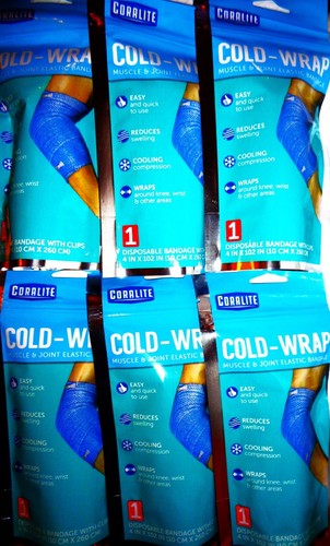 Coralite Cold - Wrap Muscle & Joint Elastic Bandage Lot of 1 to 6 ( 1x4"x102") * - Picture 5 of 5