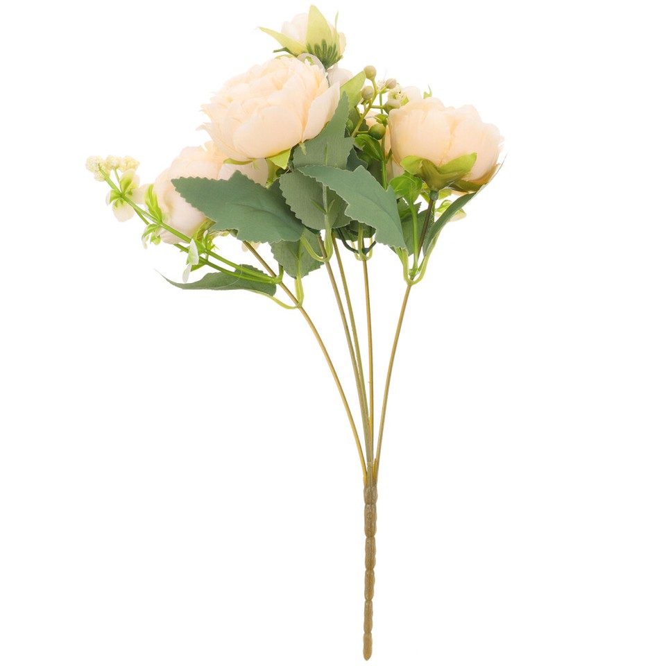 5 Bunches Simulated Little Rose Artificial Flower Arrangements eBay