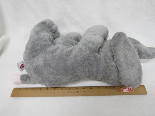 Ty 2004 WINKS Elephant Large Stuffed Plush 18" Pluffies - Picture 8 of 11