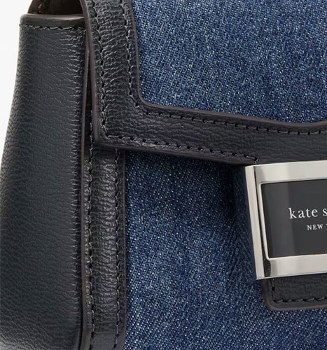Kate Spade New York Katy Denim Micro Crossbody New - Picture 9 of 10
