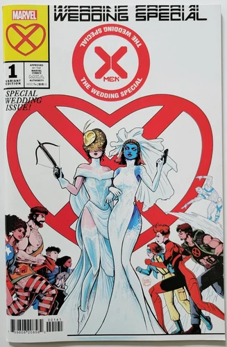 X-Men wedding Special #1 Luciano Vecchio Variant MARVEL PRIDE 2024 NM
