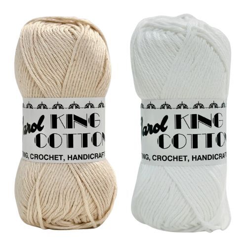 ❤ JAROL KING Cotton Craft Knitting Crochet Yarn 100g