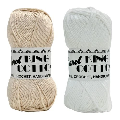 ❤ JAROL KING Cotton Craft Knitting Crochet Yarn - 100g ( WOOLCRAFT ) dishcloth ❤
