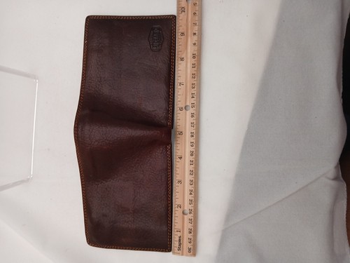 Luciano Portafoglio Uomo Vera Pelle Bifold Marrone Design Europeo Logo - Foto 4 di 10