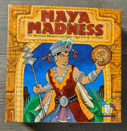 Maya Madness Mysterious Numbers Card Game, Gamewright 2003 - Picture 1 of 3