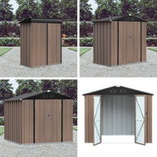 Garden Sheds Steel Shed Tool Storage Large Box Container 3 X 5, 4 X 6, 6 X 8FT