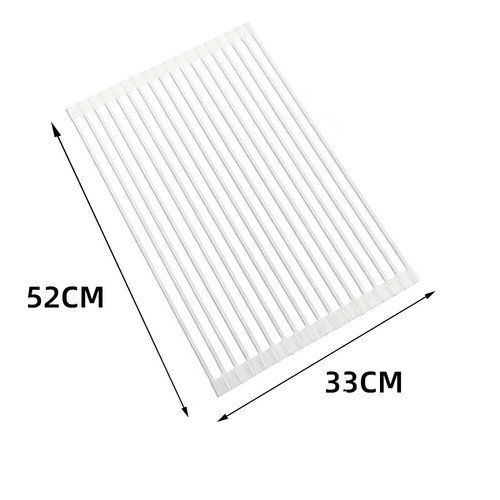 Roll Up Dish Drying Rack Over Sink Dish Rack Drainer Foldable Kitchen Counter AU - Picture 10 of 12