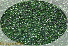 1440 x10 Pcs SS12 3mm Iron On Hotfix Sparkling Faceted Rhinestuds Green AS3H
