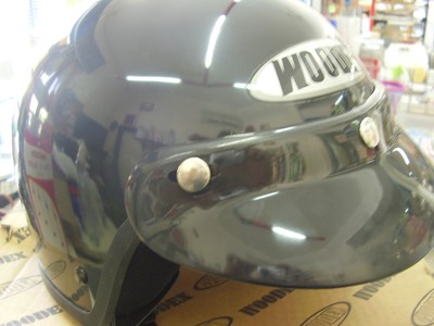 CASCO WOODEX JET MISURA 55-56 small NERO nuovo vintage retro | eBay
