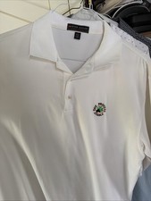 Peter Millar Sommer Komfort Due Process stabil privater Country Club Golf weiß