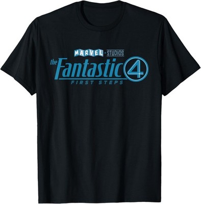 Marvel Studios The Fantastic Four: First Steps Movie Logo T-Shirt, Gift